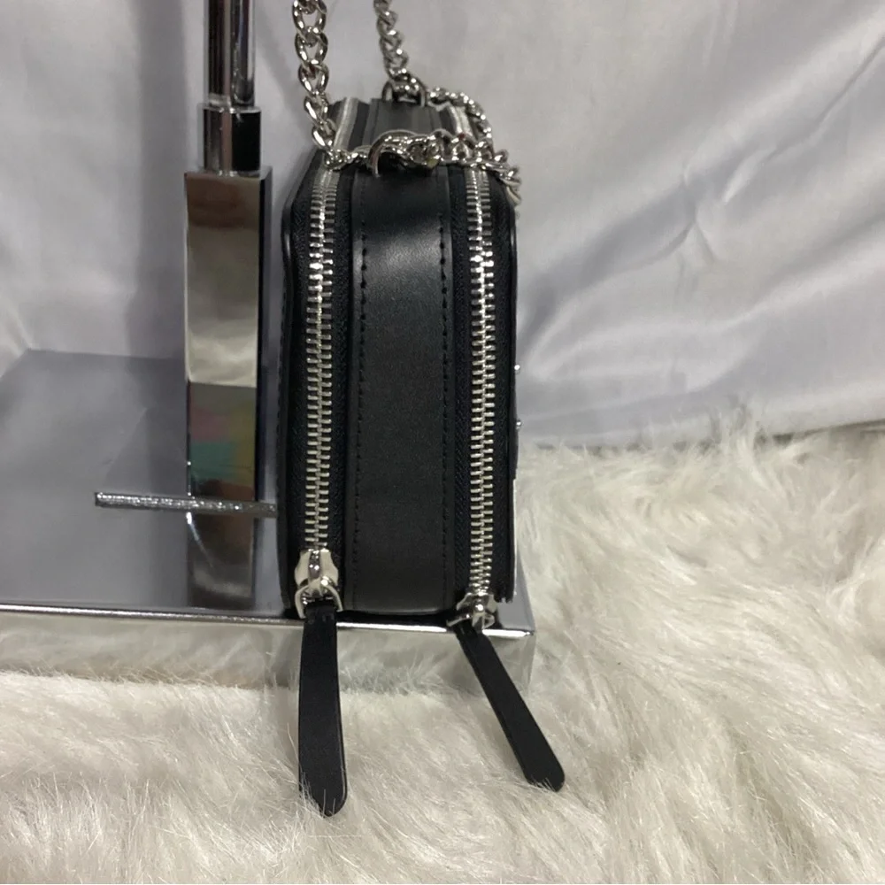 SOLD………Kate Spade Frosty Penguin Double Zip Leather Convertible Shoulder - Picture 9 of 13